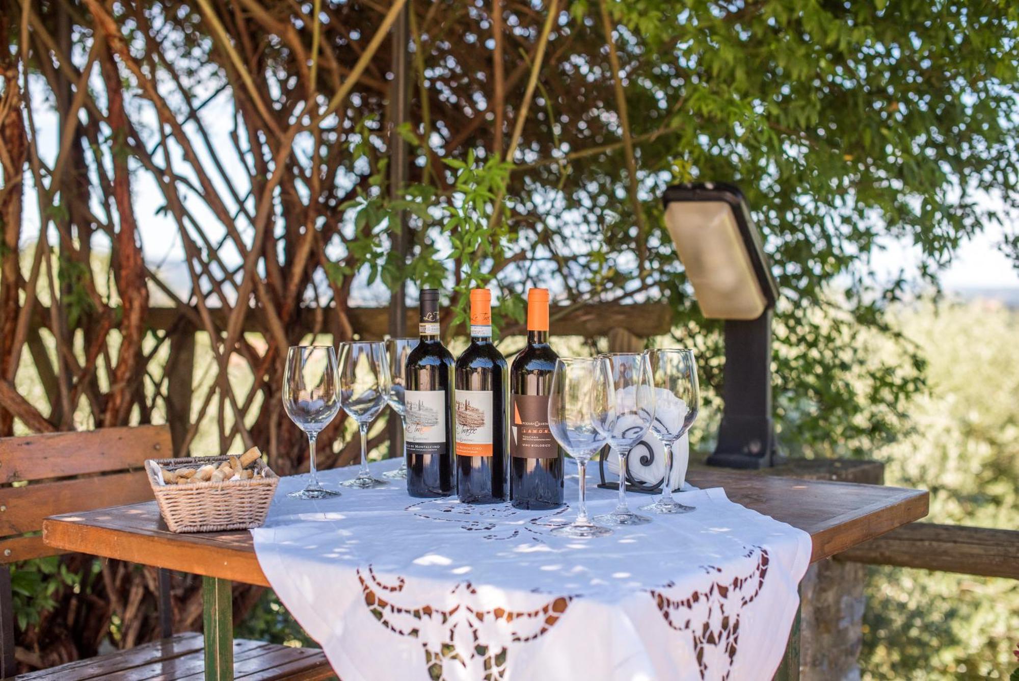 Glicine Apartment Podere Giardino Montalcino Buitenkant foto